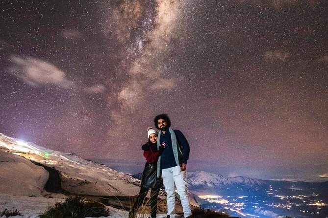 AuthenticAs Star Gazing -Nightscape Portrait Photography Tour - From Queenstown lights to a darker Wakatipu sky