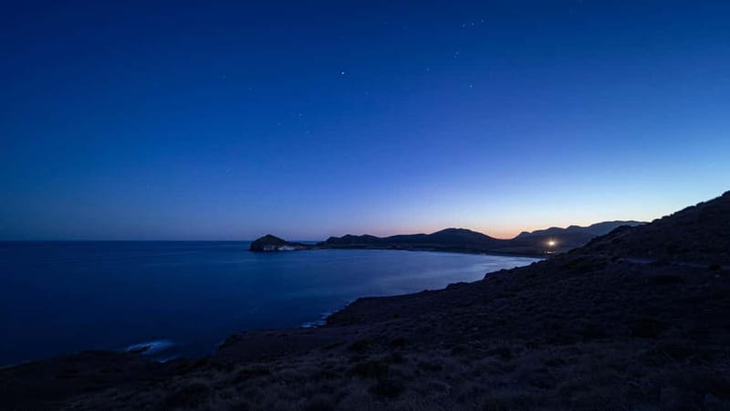 Cabo de Gata: Guided Night Walk with Stargazing - Following the coast by moonlight