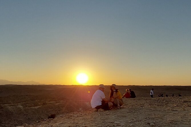 Camel Ride, Bedouin Dinner and Star Gazing in Marsa Alam - A small cliff and the Marsa Alam sunset