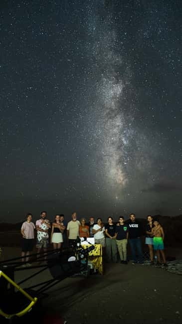 Cavalleria: Guided Stargazing at the Beach with Telescope - Meeting Gonzo and learning to read the sky