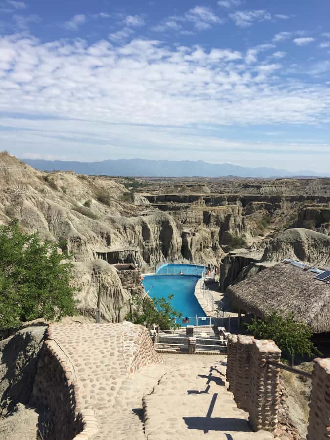 Day Trip to Tatacoa Desert (Horseback, Boat, Stargazing, ..) - Cooling off at the mineral water pool