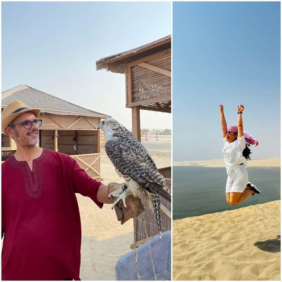 Doha: Night Desert Safari + Camel ride + Stargazing & Relax - Leaving Doha in a luxury Land Cruiser