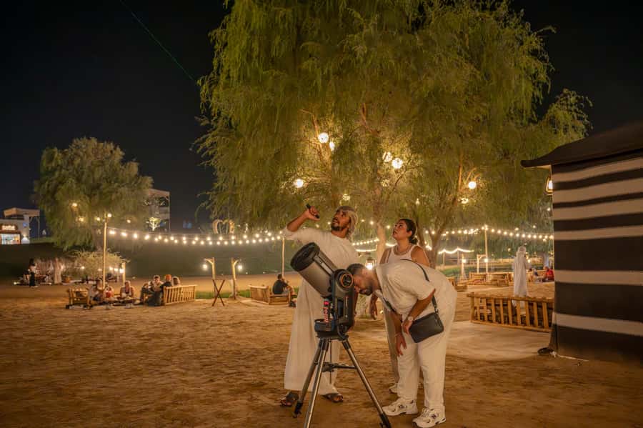 Dubai: Evening Desert Safari with Camel Ride & Stargazing - Arabic coffee and the calm of Al Marmoom Oasis