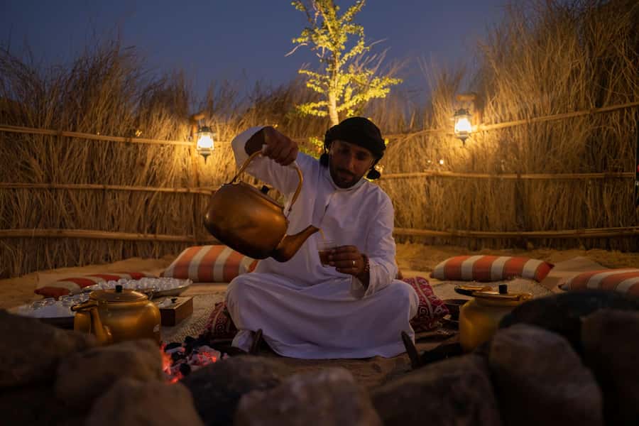 Dubai: Evening Desert Safari with Camel Ride & Stargazing - Stories and Stars under the desert sky