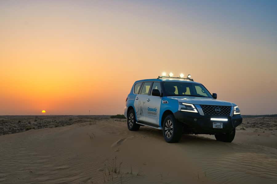Dubai: Evening Desert Safari with Camel Ride & Stargazing - Sandboarding, dune driving, and the first taste of desert adventure