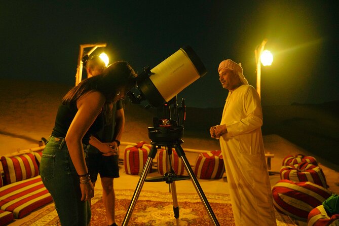 Dubai Overnight Desert Safari, BBQ & Stargazing at Al Khayma Camp - Sunset, dinner, and cultural entertainment