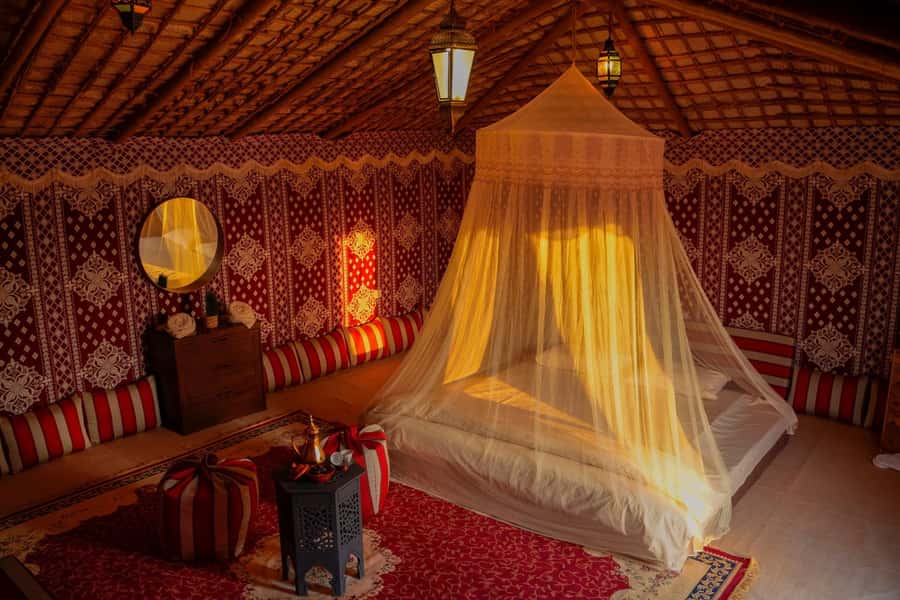 Dubai: Overnight Safari, Dinner, Stargazing & Al Khayma Camp - Sleeping in a private air-conditioned tent