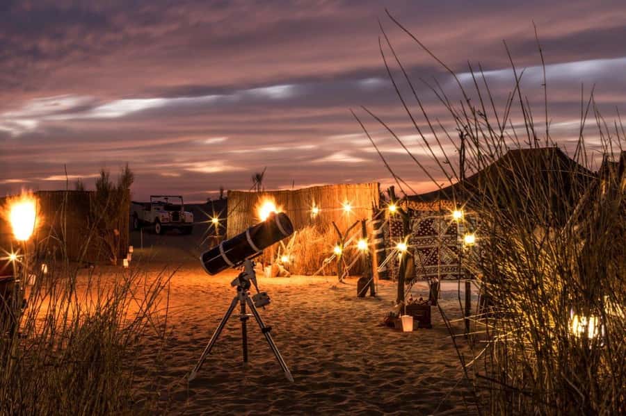 Dubai: Private Night Safari & Astronomy with 3-Course Dinner - Leaving Dubai for a quieter desert