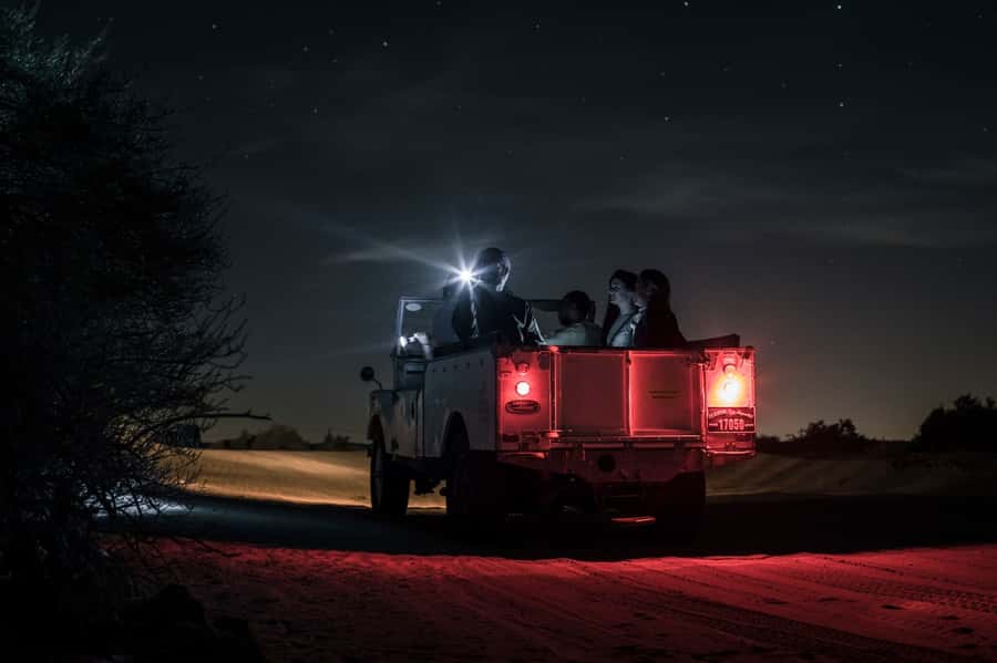 Dubai: Private Night Safari & Astronomy with 3-Course Dinner - The vintage Land Rover safari