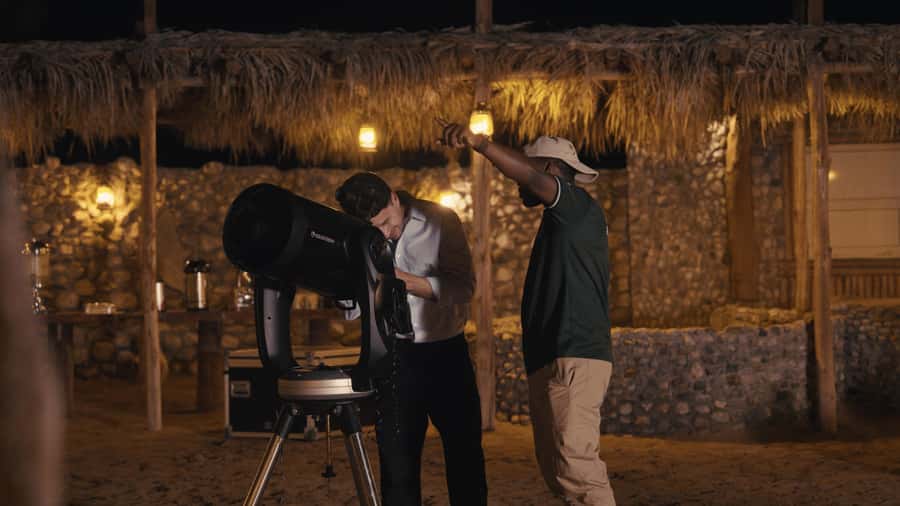 Dubai: Private Night Safari & Astronomy with 3-Course Dinner - A camp dinner under the stars