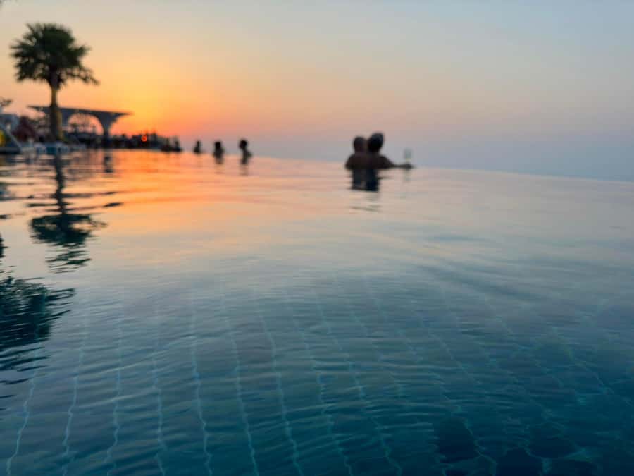 Dubai: Sky Pool and Palm Observatory Access - Palm Observatory explains the island below