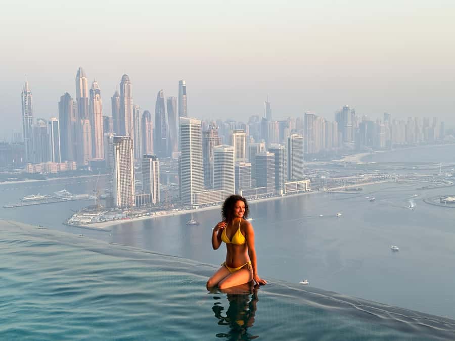 Dubai: Sky Pool and Palm Observatory Access - The Sky Pool is the main event