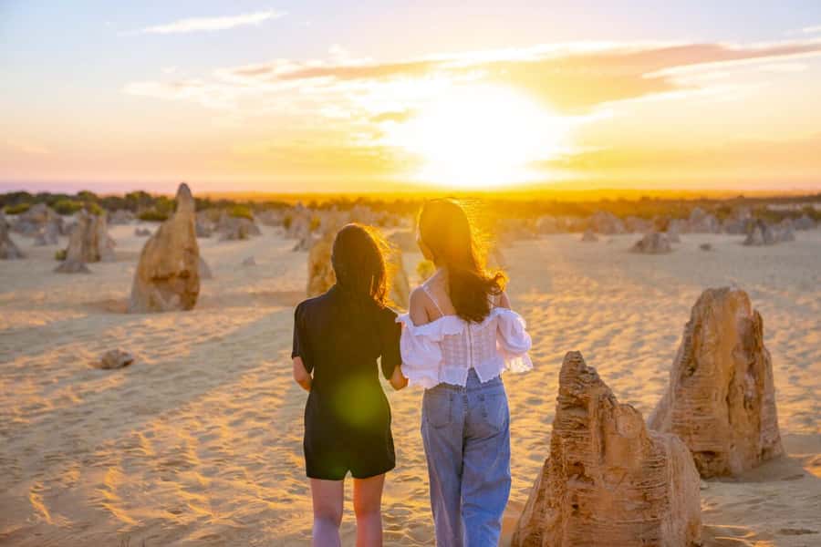 From Perth: Pinnacles Sunset and Stargazing Tour with Dinner - Stargazing with a telescope and Aboriginal sky stories