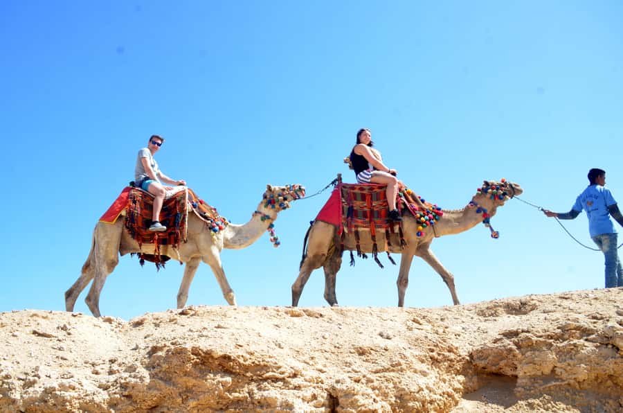 Hurghada: Sea & Desert Camel Ride w/Dinner, Show, Stargazing - What the two-hour route feels like