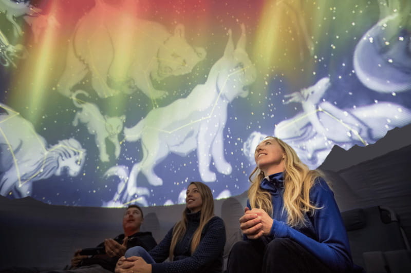 Jasper: Planetarium Indoor Dome Experience - A fast trip from Rocky Mountain glaciers to deep space