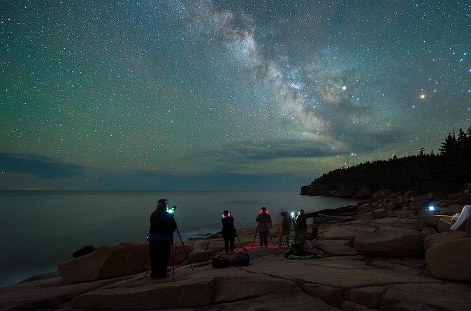 Milky Way Photography Workshop in Acadia National Park - Eagle Lake: a final chance to build a complete image