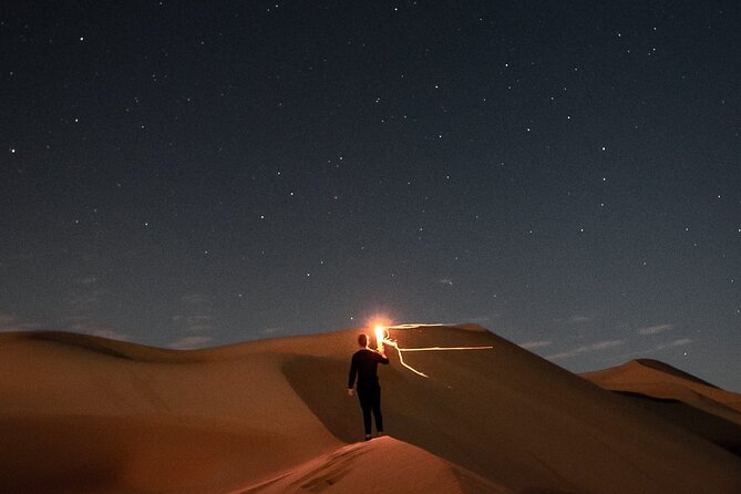 Night Desert Safari, Stargazing, Dune Driving & Inland Sea Visit - Stargazing under uncertain skies