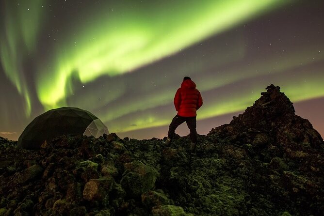 Northern Lights: Aurora Basecamp Observatory Guided Experience - The outdoor viewing area and fire pits