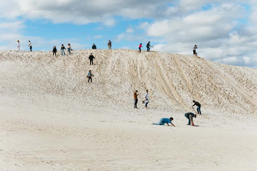 Pinnacles Desert: Sunset BBQ & Stargazing Tour +Sandboarding - The Pinnacles by daylight: an ancient, strange place
