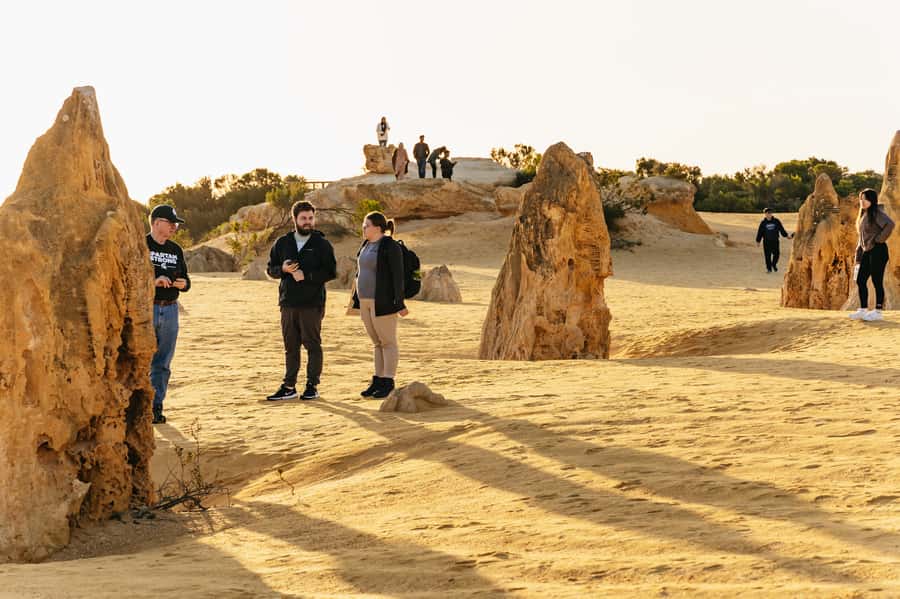 Pinnacles Desert: Sunset BBQ & Stargazing Tour +Sandboarding - Sunset, Aussie BBQ and a glass of wine
