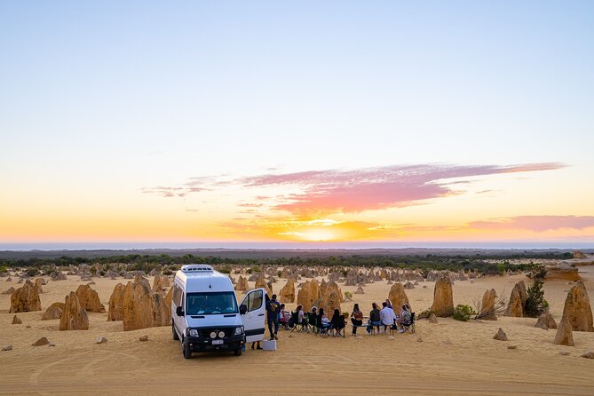 Pinnacles Desert Sunset Dinner and Stargazing Tour - Arriving at the Pinnacles for golden light