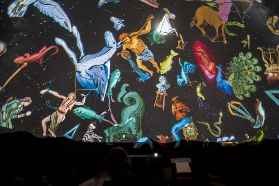 Planetarium Cusco Trip - The dome projection brings the constellations indoors