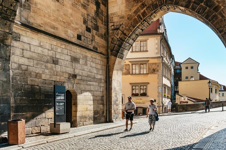Prague: Old Town, Astronomical Clock and Underground Tour - The Old Town Hall interior and medieval passages
