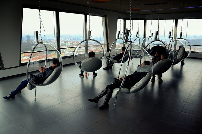 Prague TV tower - Observatory - Inside the 93-meter observatory
