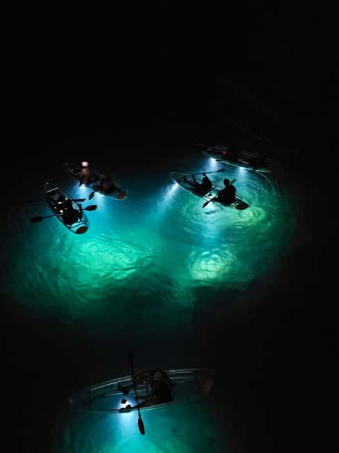 Pula: Night Tour in Transparent Kayak with Stargazing - Seeing the coast through a transparent kayak