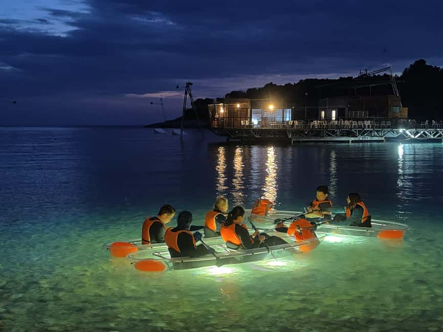 Pula: Night Tour in Transparent Kayak with Stargazing - Entering Muzil Canyon and the Narrow Cave