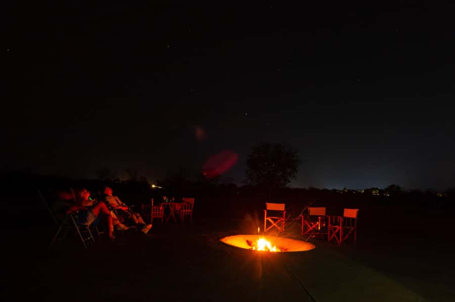 Star Gazing Victoria Falls - The Bonfire Viewing Area