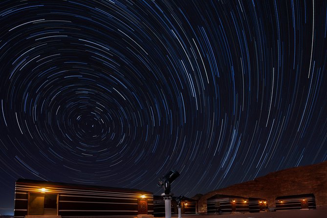 Stargazing Adventure in Jordan - A time-exposure group photo finishes the night