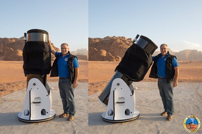 Stargazing Adventure in Jordan - The evening begins after dinner and camp pickup