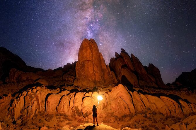 Stargazing in the Desert from Riyadh with Dinner - A short walk through older desert life