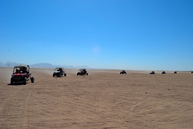 Stargazing Safari Adventure by Jeep with Bedouin Dinner-Hurghada - Sunset from a hill between the mountains