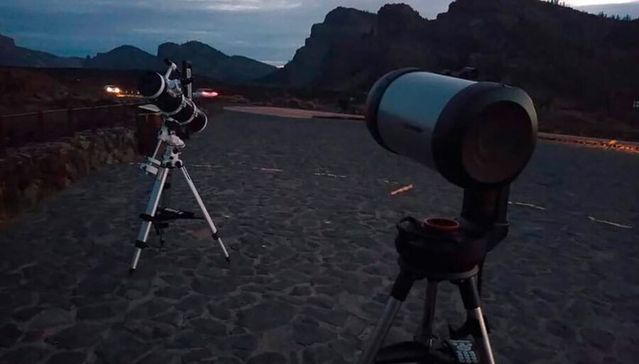 Tenerife: Sunset Night Tour and Stargazing at Teide + Dinner - Stargazing with telescopes and lasers